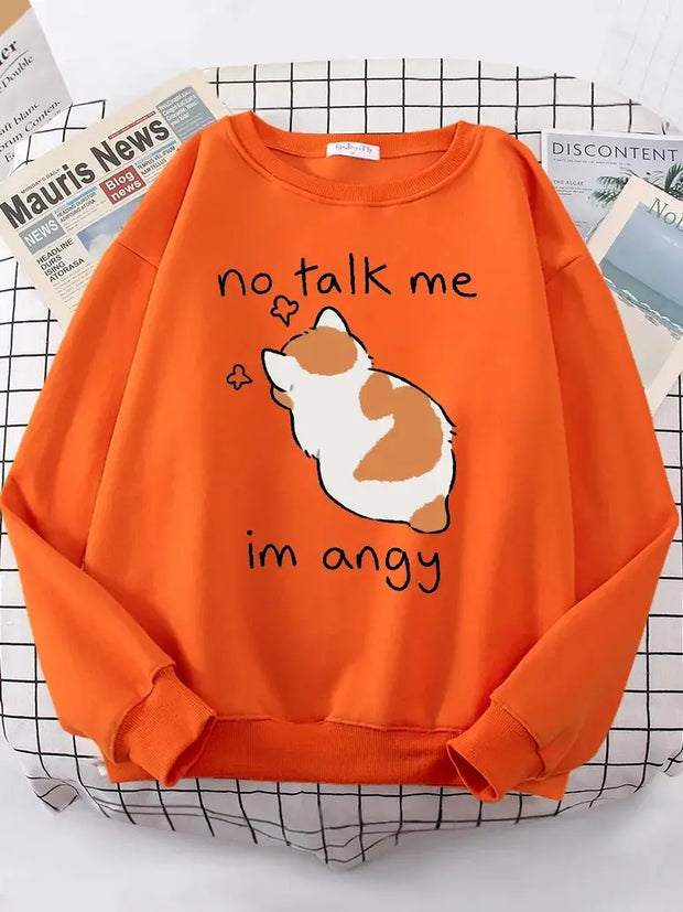 Kawaii Katze Gemütlicher Pullover – Angy Cat Design