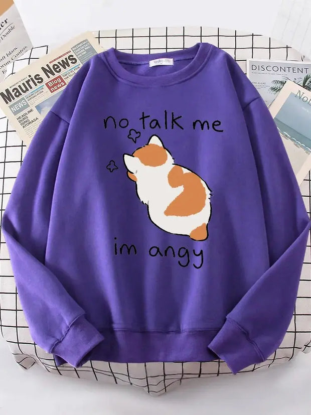 Kawaii Katze Gemütlicher Pullover – Angy Cat Design