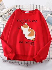 Kawaii Katze Gemütlicher Pullover – Angy Cat Design