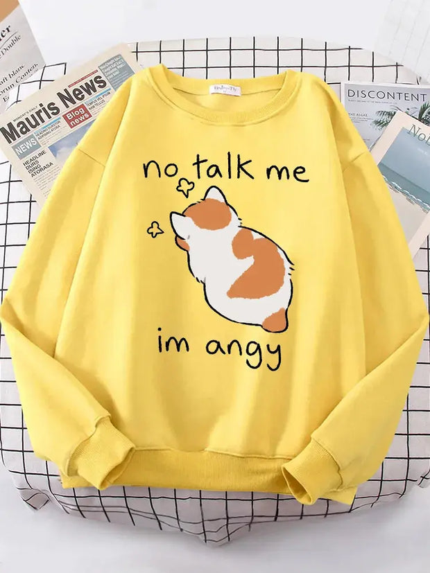 Kawaii Katze Gemütlicher Pullover – Angy Cat Design