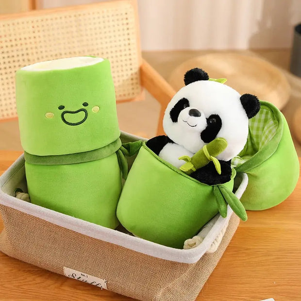 Kawaii Panda Plüschtier – Bambus Home Kuscheltier
