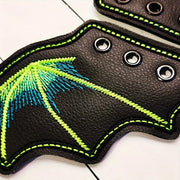 Fledermausflügel Schuh-Charms – 1 Paar PU Sneaker & Skate Dekorationen