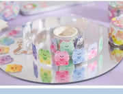 Kawaii Bär Hase Stickerrolle – Fantasia Serie Aufkleber