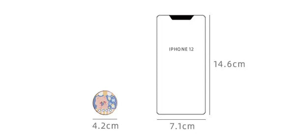 Kawaii Bär Hase Stickerrolle – Fantasia Serie Aufkleber