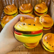 Kawaii Bär Burger Squishie – Niedliches Stressspielzeug