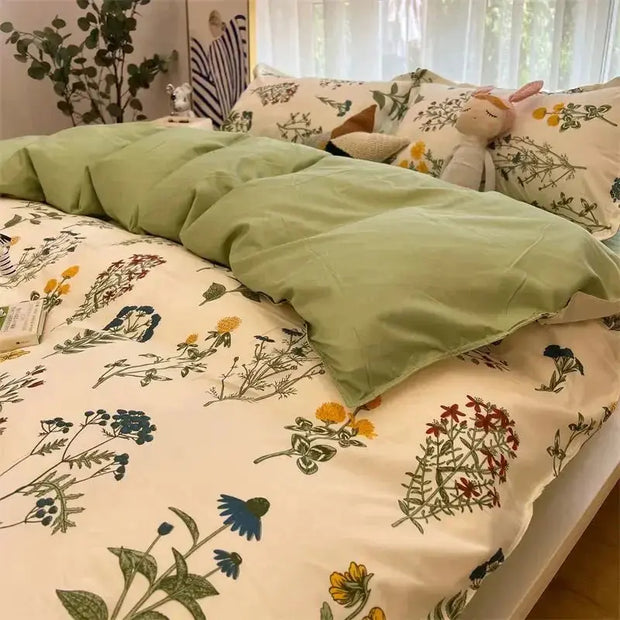 Ästhetische Natur Bettwäsche Set – Beruhigende Deckenbezüge