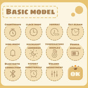 Capybara LED Wecker – Digitaler Nachttischuhr Kawaii