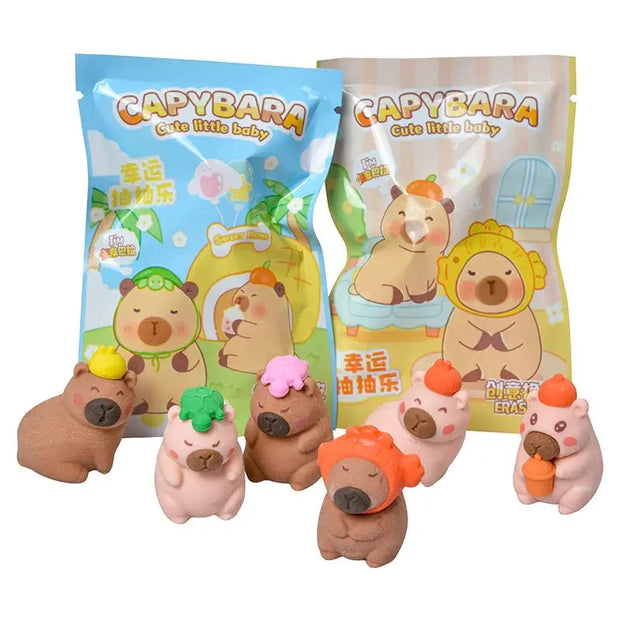 Kawaii Capybara Blind Box – 32 STÜCK Niedliche Mini Figuren