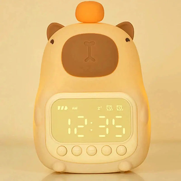 Nachtlicht Wecker Capybara – Kawaii Nachtlampe