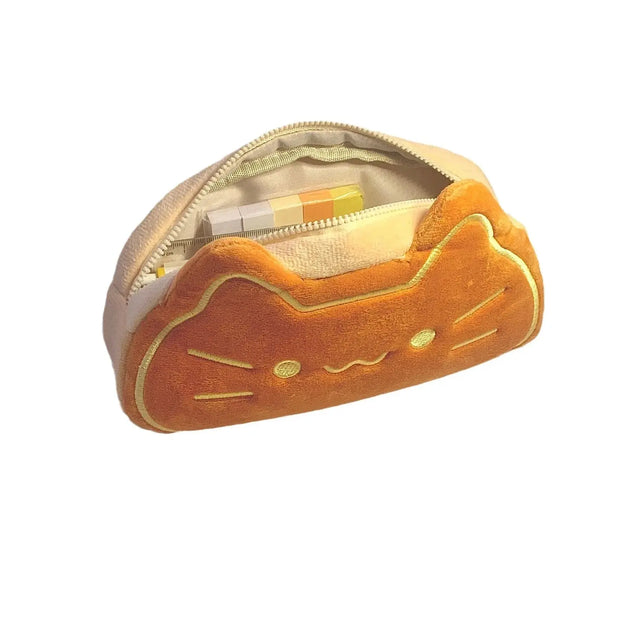 Kawaii Karamellpudding Katze Federmäppchen – Süßes Design