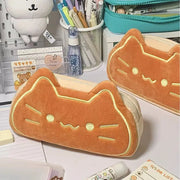 Kawaii Karamellpudding Katze Federmäppchen – Süßes Design