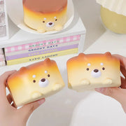 Kawaii Käse Welpenkuchen Squishie – Langsam Steigend