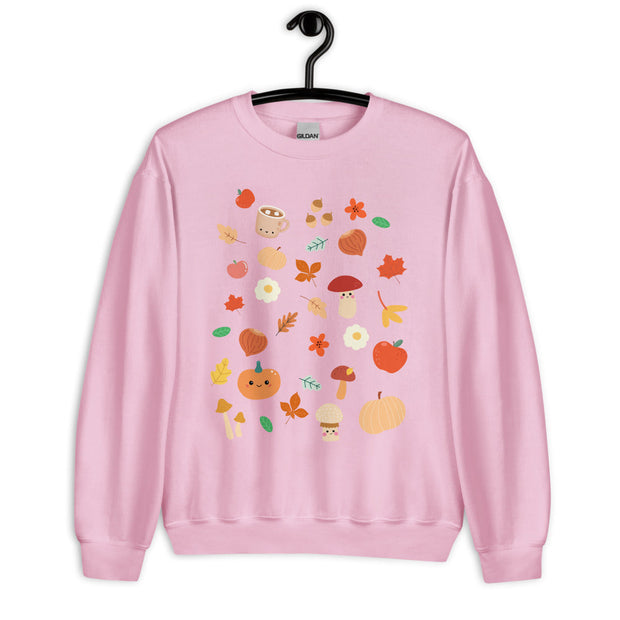Kawaii Druck Pullover – Gemütlicher Herbstprint Sweater