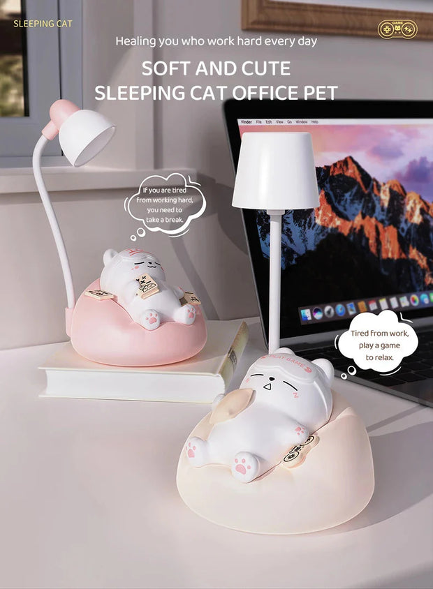 Kawaii Katzen Nachtlicht – Süße Nachttischlampe
