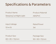 Kawaii Katzen Nachtlicht – Süße Nachttischlampe