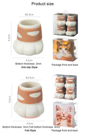 Katzenpfote Stuhlbeinkappen Silikon Gummi – Niedlich