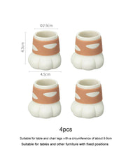 Katzenpfote Stuhlbeinkappen Silikon Gummi – Niedlich