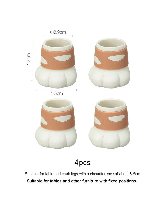 Katzenpfote Stuhlbeinkappen Silikon Gummi – Niedlich