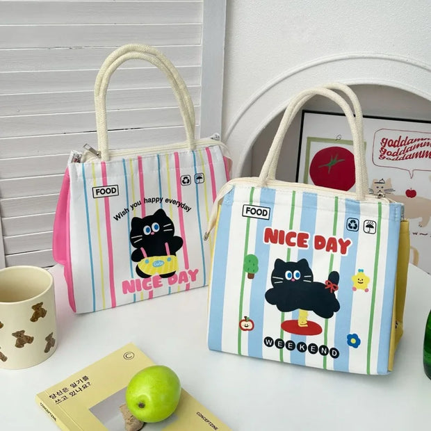 Kawaii Katze Thermotasche – Niedliche Bento Lunchbag