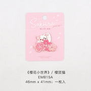 Sakura Kirschblüte Bügelaufnäher – Süße Stickerei Patch