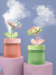 Blumen Luftbefeuchter mit Licht – Kawaii Raumdekor