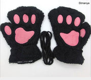 Katzenpfote Handschuhe Flauschig – Kawaii Winteraccessoire