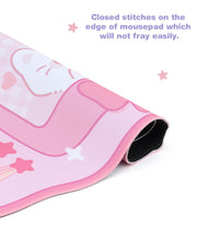 Gaming Mauspad Groß – Kawaii Katzenmotiv Schreibtischunterlage