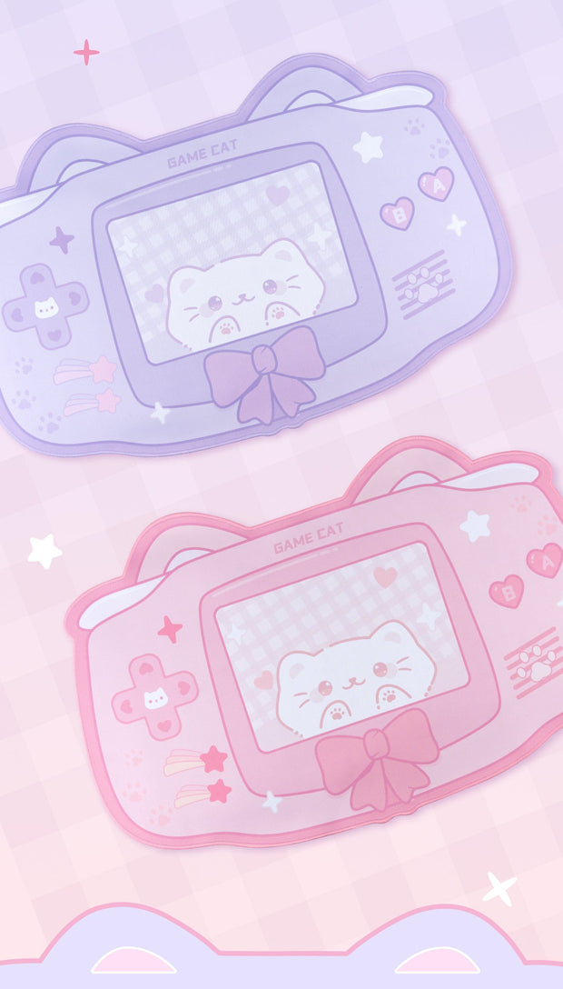 Gaming Mauspad Groß – Kawaii Katzenmotiv Schreibtischunterlage