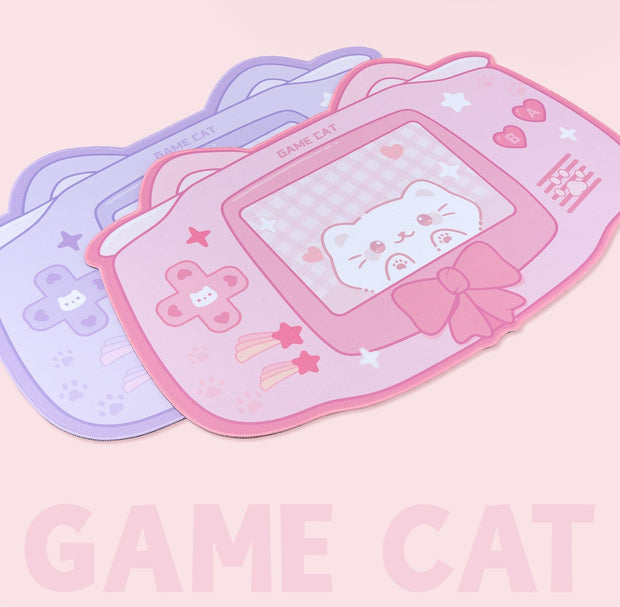 Gaming Mauspad Groß – Kawaii Katzenmotiv Schreibtischunterlage