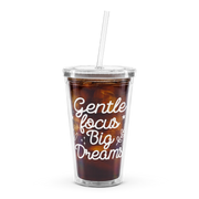 Kawaii Traum Tumbler Klar Plastikbecher mit Strohhalm