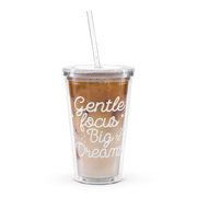 Kawaii Traum Tumbler Klar Plastikbecher mit Strohhalm