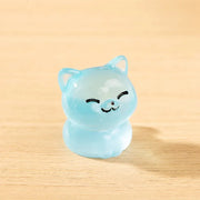 Leuchtende Glückskatze Figur – Glow in the Dark Kätzchen