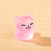 Leuchtende Glückskatze Figur – Glow in the Dark Kätzchen