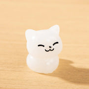 Leuchtende Glückskatze Figur – Glow in the Dark Kätzchen