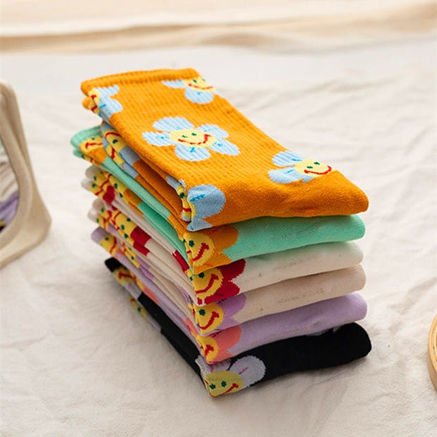 Harajuku Bunte Socken – Kawaii Japanische Mode