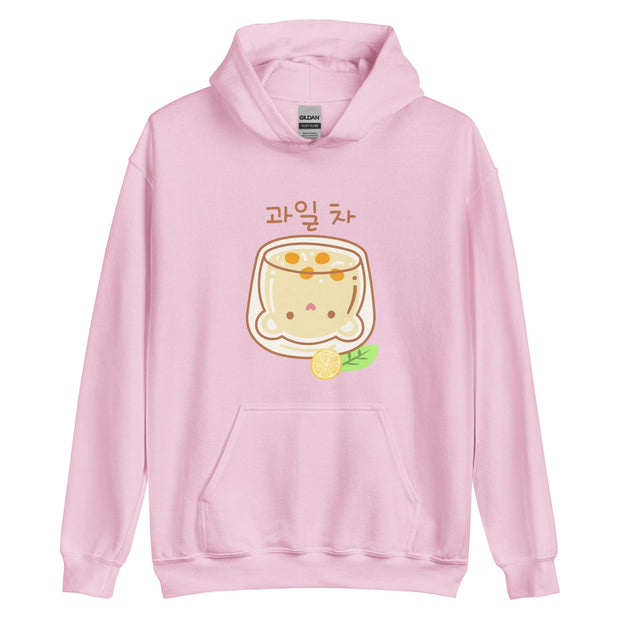 Kawaii Hoodie Honigmelone Zitrone Boba – Süßer Kapuzenpullover