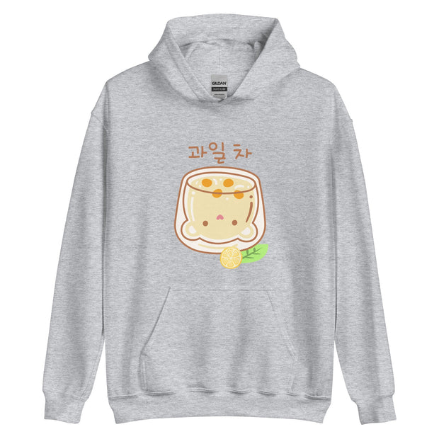 Kawaii Hoodie Honigmelone Zitrone Boba – Süßer Kapuzenpullover