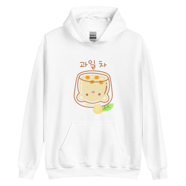 Kawaii Hoodie Honigmelone Zitrone Boba – Süßer Kapuzenpullover
