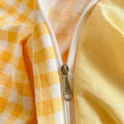 Japanischer Stil Bettwäsche Set – Kariert