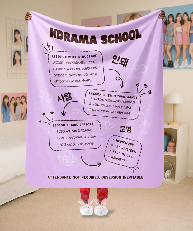 K-Drama Kuscheldecke Groß 50x60 Zoll – Geschenk für Fans