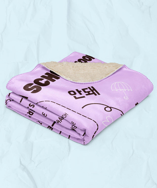 K-Drama Kuscheldecke Groß 50x60 Zoll – Geschenk für Fans