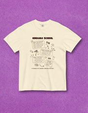 K-Drama Oversize T-Shirt 100% Baumwolle – Leichtes Fan Geschenk