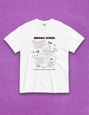 K-Drama Oversize T-Shirt 100% Baumwolle – Leichtes Fan Geschenk