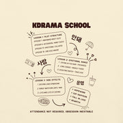 K-Drama Oversize T-Shirt 100% Baumwolle – Leichtes Fan Geschenk