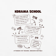 K-Drama Oversize T-Shirt 100% Baumwolle – Leichtes Fan Geschenk