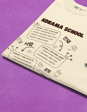 K-Drama Oversize T-Shirt 100% Baumwolle – Leichtes Fan Geschenk