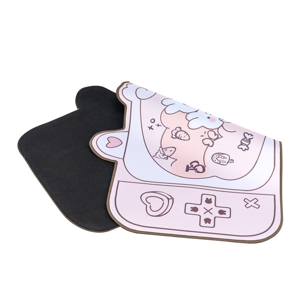 Kawaii Häschen Schreibtischunterlage Rosa – Niedliches Mauspad