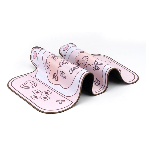 Kawaii Häschen Schreibtischunterlage Rosa – Niedliches Mauspad