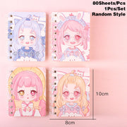 Kawaii Häschen Notizbuch 1STK 80 Blatt Zufällige Farbe