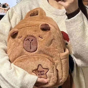 Kawaii Capybara Plüschrucksack – Niedlicher Rucksack